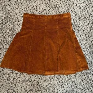 Fall mini skirt